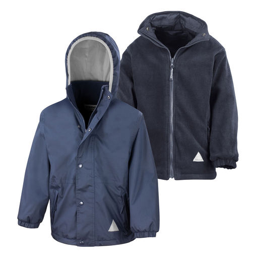  Chaqueta Imperméable Réversible Avec Intérieur Polar Résultat