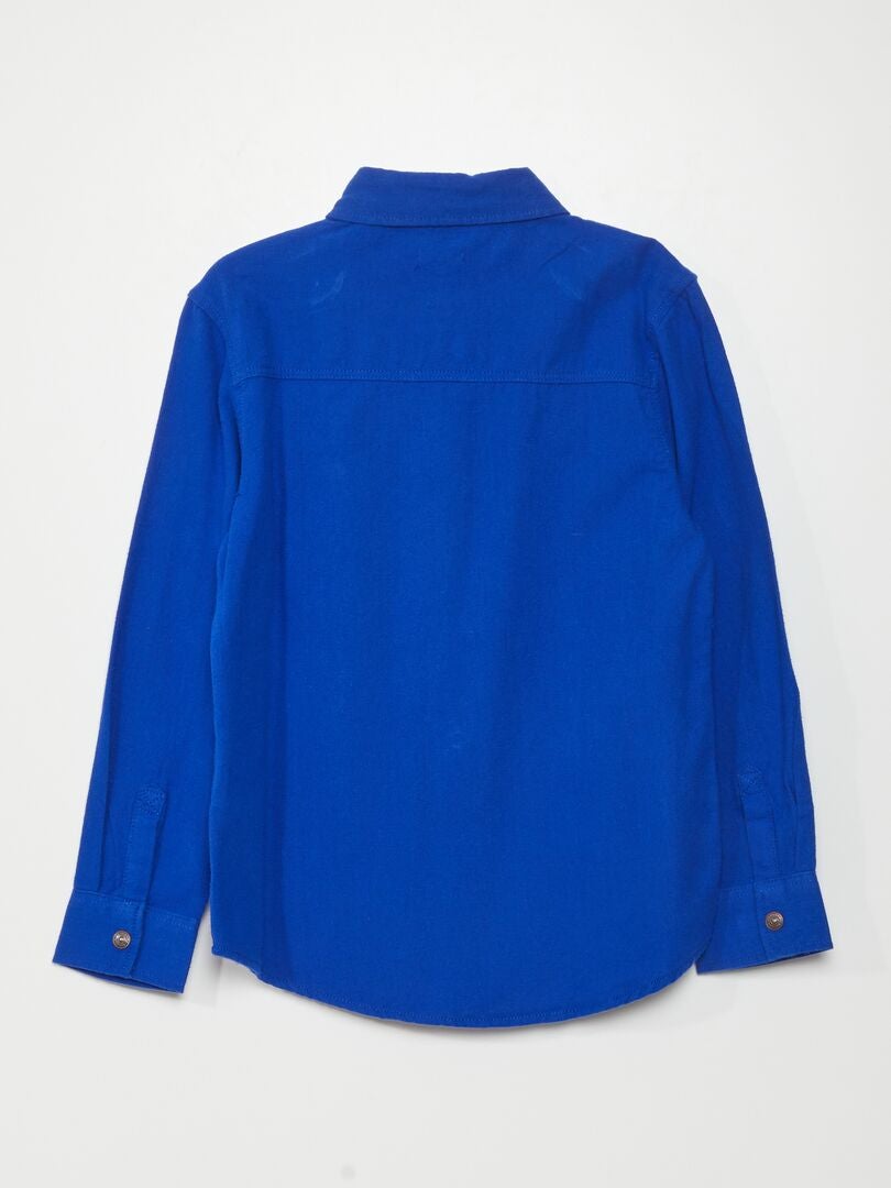 Camisa de flanela - AZUL