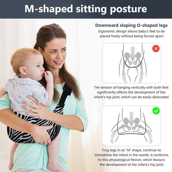 Portabebés - Portabebés tipo fular - Portabebés ergonómico ajustable para bebés y niños pequeños - desde recién nacidos hasta bebés