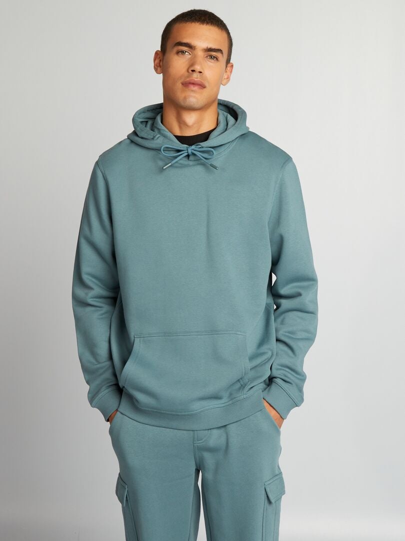 Fleece hoodie - blauw