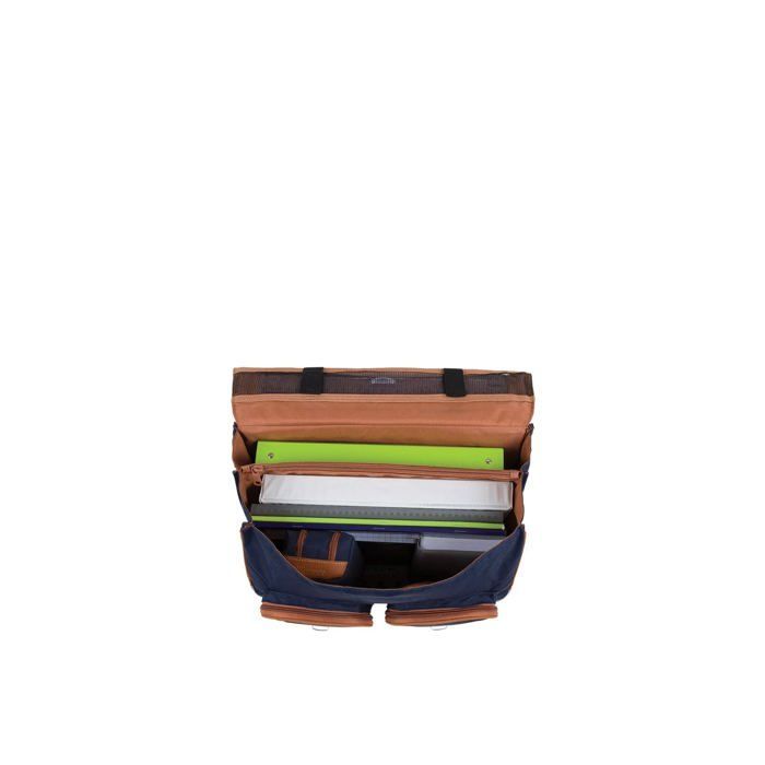 Cartable à roulettes - TANN'S - Les Fantaisies Leila - 41cm - 2 compartiments - Multicolore