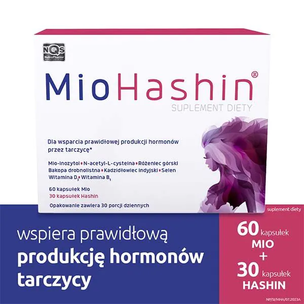 MioHashin 30 Kapsułek + 60 Kapsułek
