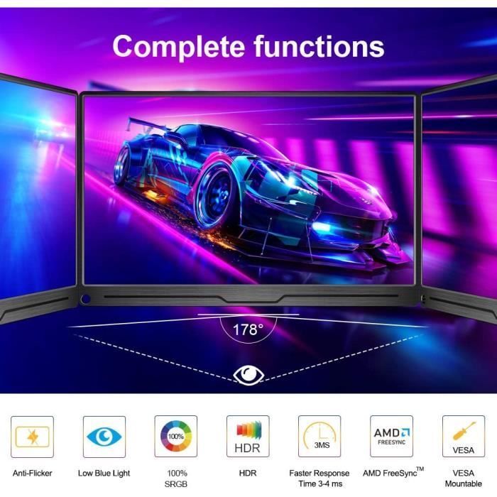 Moniteur Portable 4K 15,6