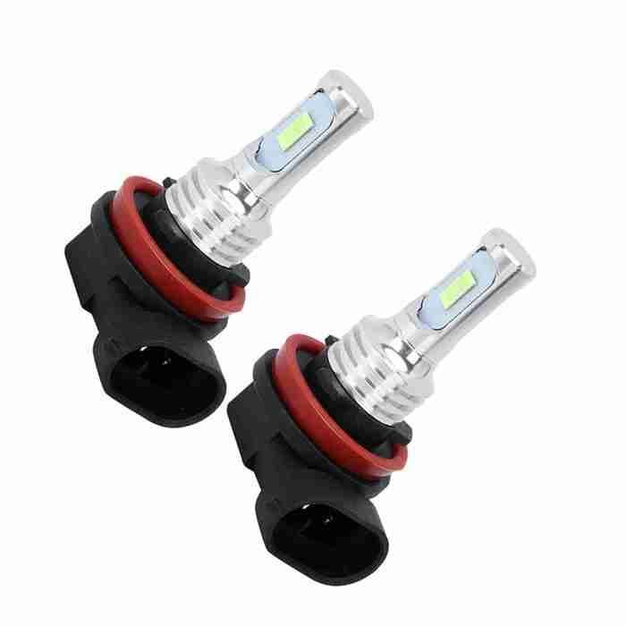 SHI- 2 bombillas LED antiniebla H8/H11 de 80 W y 8000 K, color azul hielo, 12-24 V, universales para faros de coche