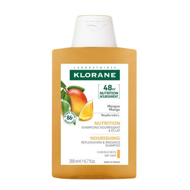 Klorane Mango Nourishing Shampoo Ravitseva Mangoshampoo Kuiville Hiuksille