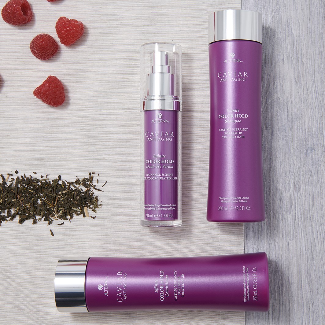 „Alterna“ plaukų serumas „Caviar Anti-Aging Infinite Color Hold“ dvigubo naudojimo serumas - 50 ml
