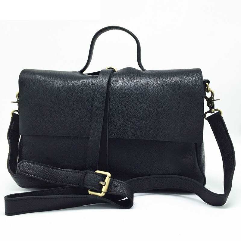 Borsa da donna in stile inglese, borsa in vera pelle di vacchetta, borsa da lavoro firmata, borsa a tracolla da donna di alta qualità