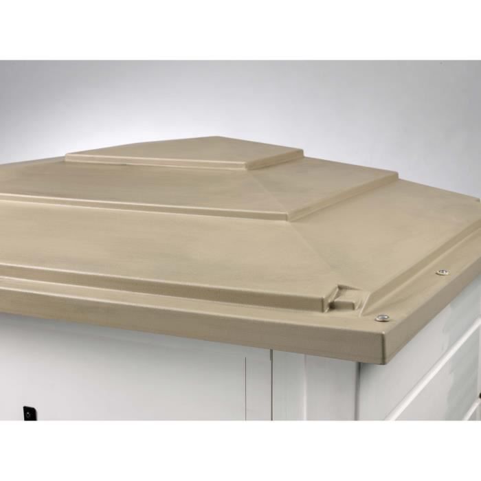Coffre de rangement multifonction en PVC 1100L BOXEVO100 Habrita Foresta