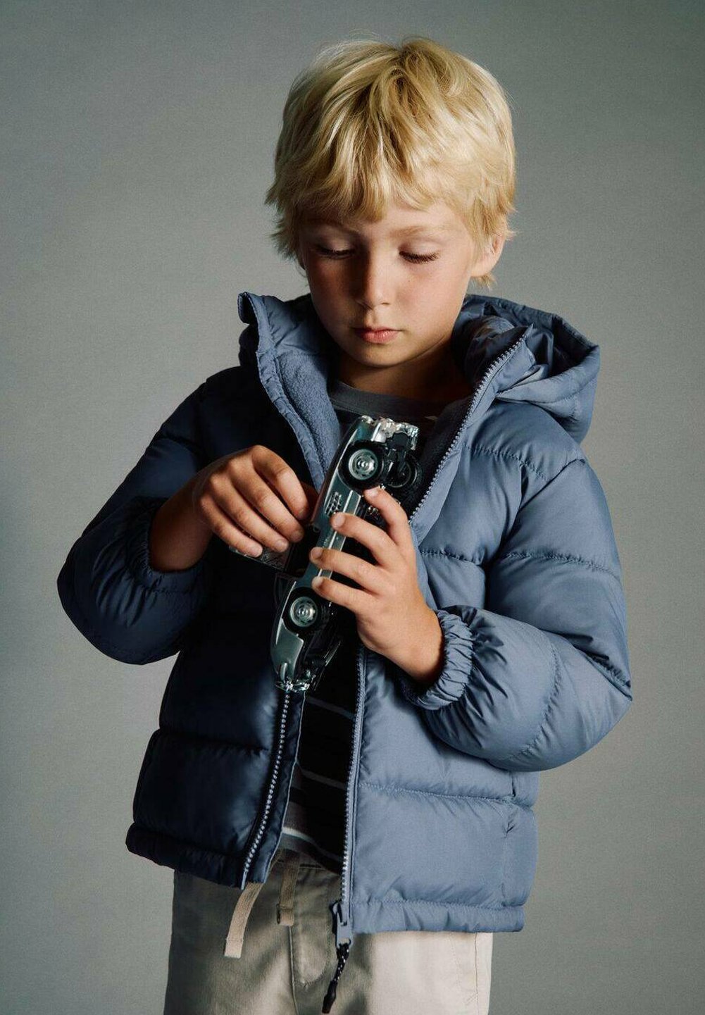 Giacca invernale Mango Kids - blu