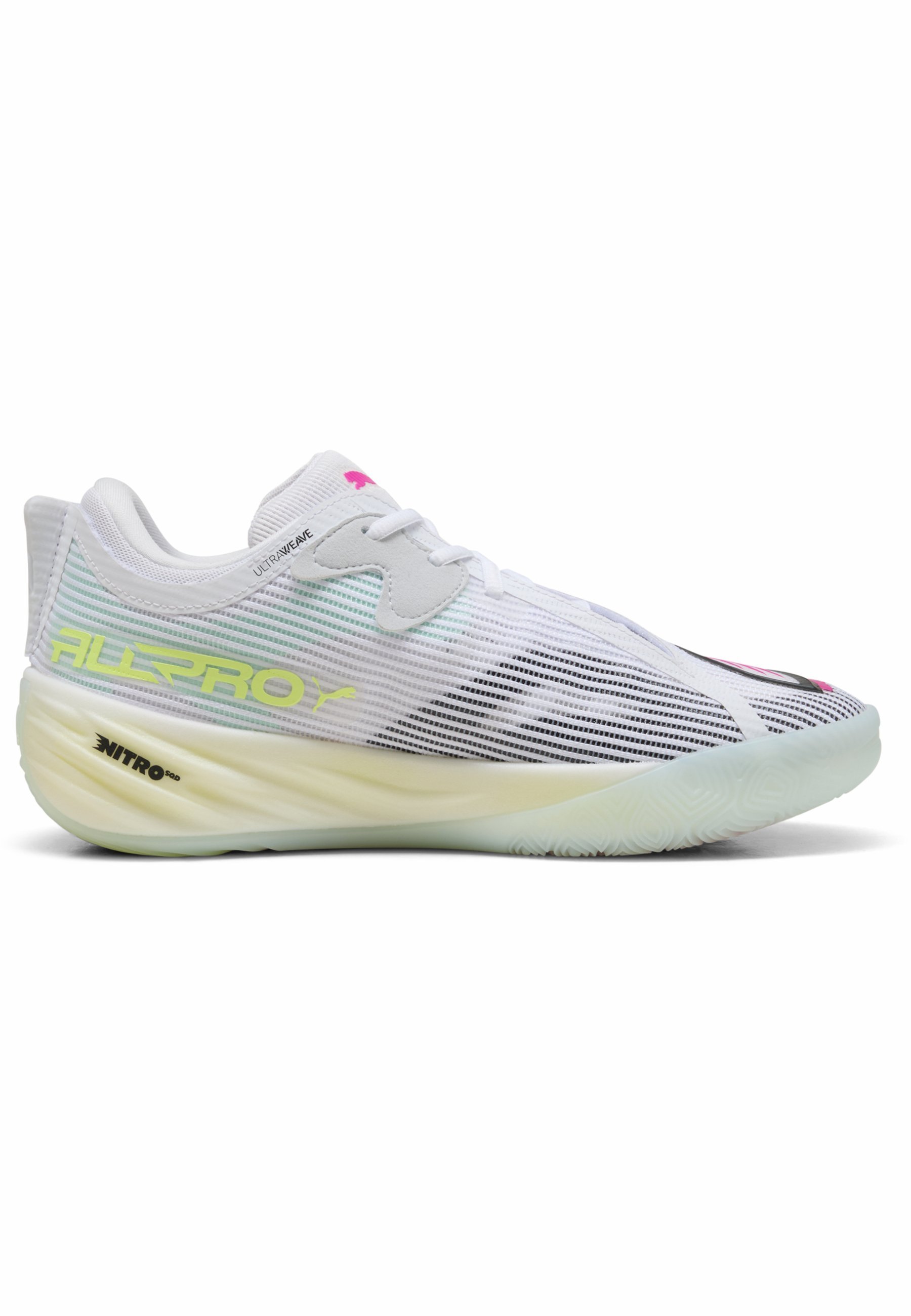 Puma ALL-PRO NITRO™ 2 – Basketballschuhe – Weiß-Mint-Melt