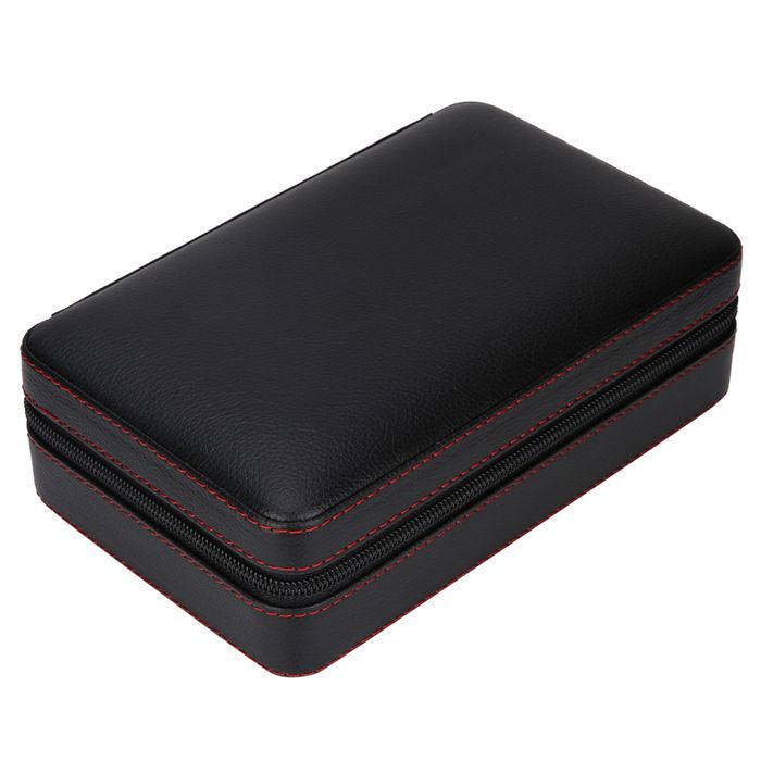 Boîte de rangement pour cigares de voyage portable en bois de cèdre (#01)