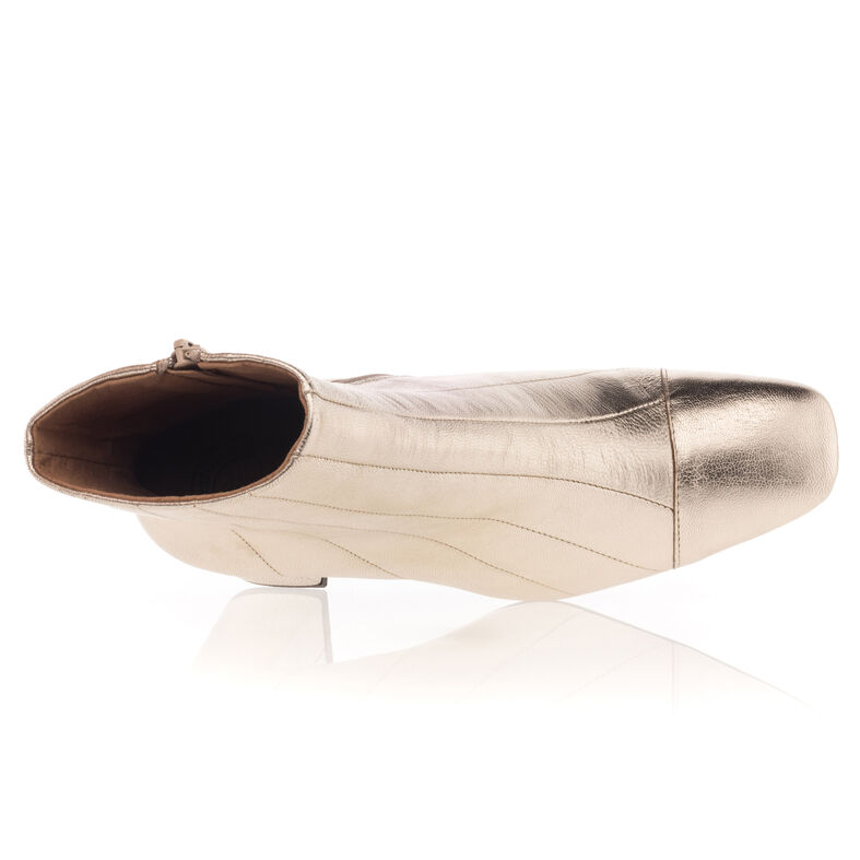 Gelbe Damenstiefel / Stiefeletten