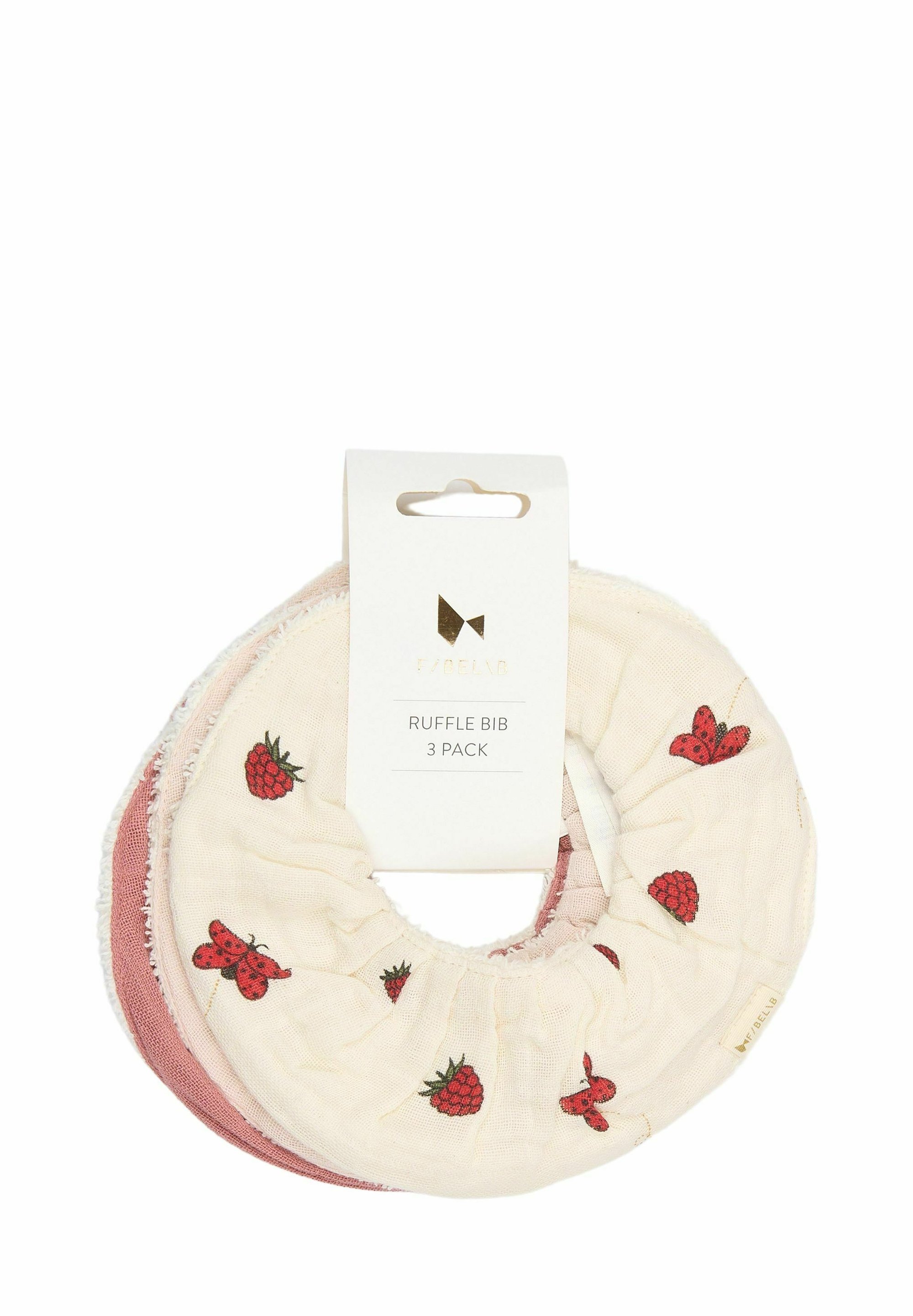 Fabelab Rüschen 3er-Pack – Into the Garden – Lätzchen – Eschenrose