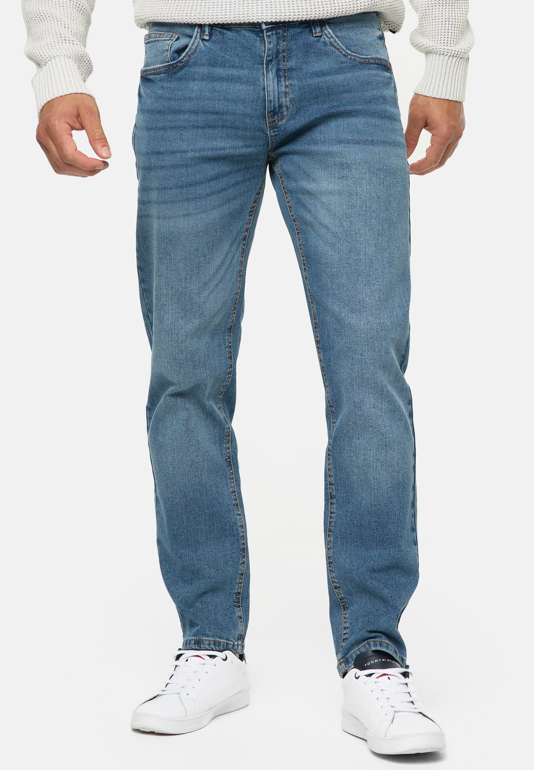 INDICODE JEANS SANTINO - Džíny Slim Fit - black