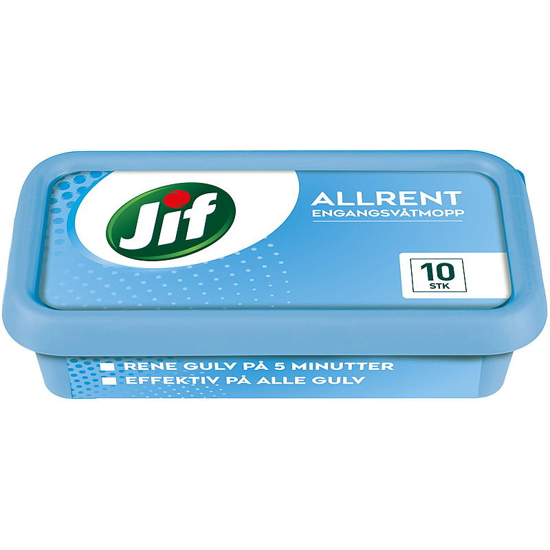 Jif wegwerpmoppen, 10 stuks, Jif Allrent
