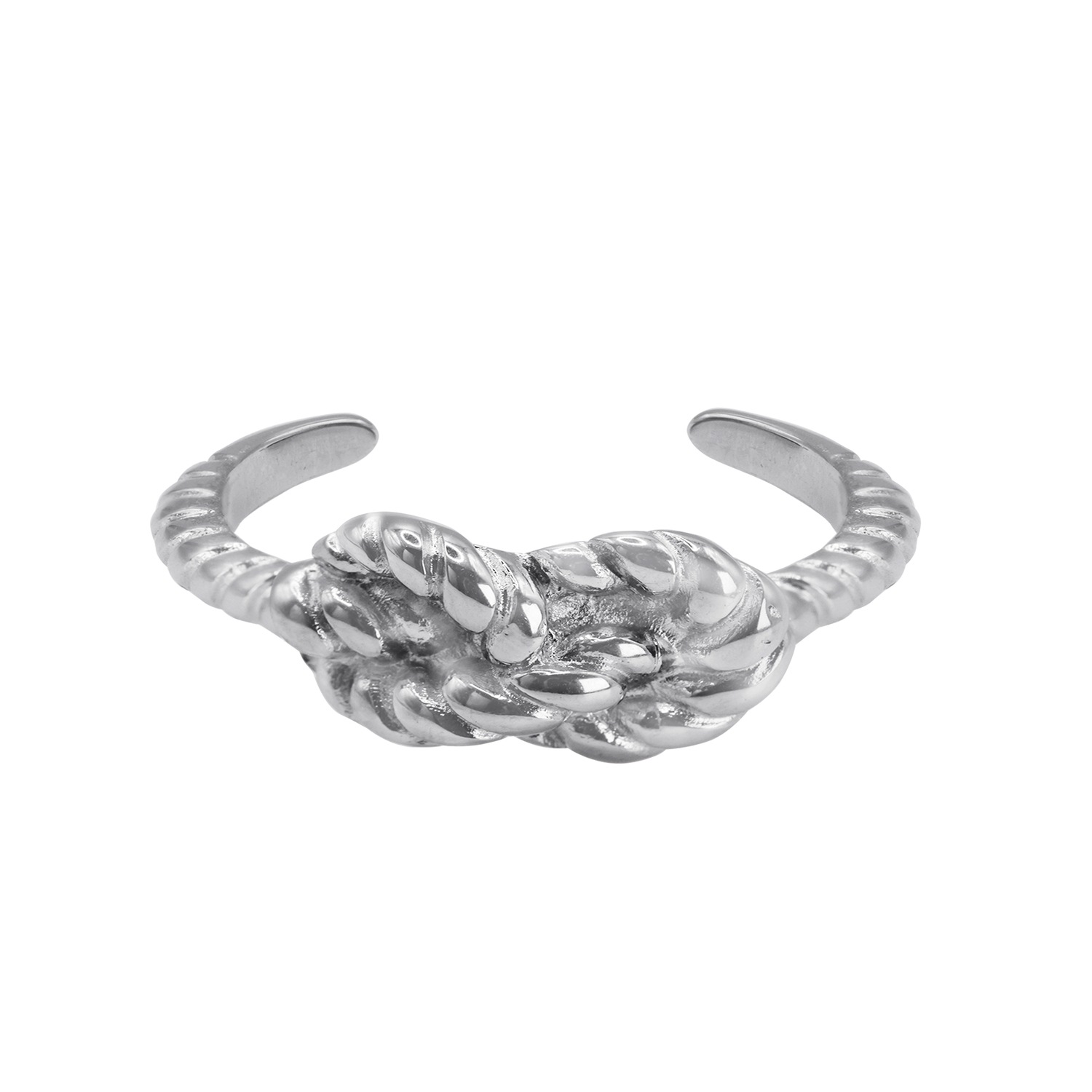 Heideman Bague Paulu couleur argentée polie
