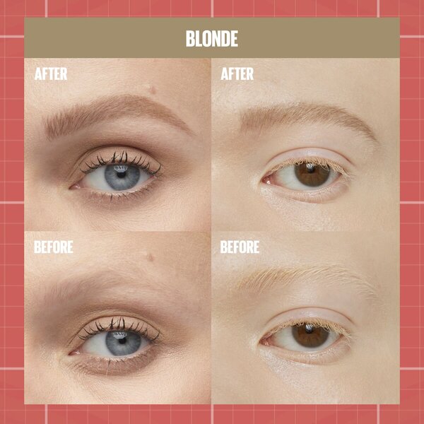 Maybelline New York Build-A-Brow 250 Lápis e Gel para Sobrancelhas Loiro
