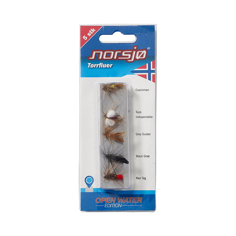 Norsjø mouche sèche pack de 5 Norsjø
