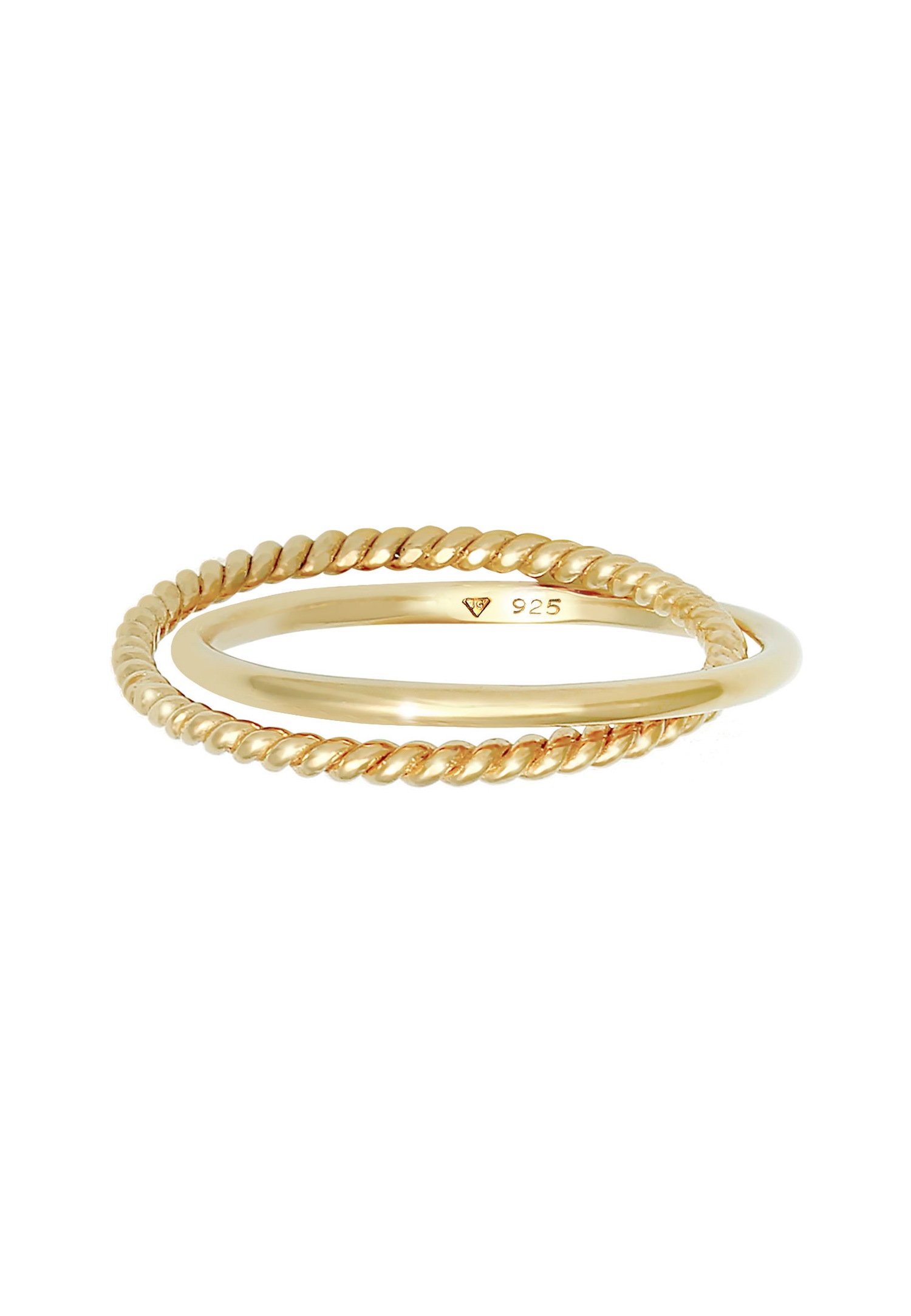 Elli Femmes Enroulement Classique Filigrane Torsadé Tendance en Argent Sterling 925