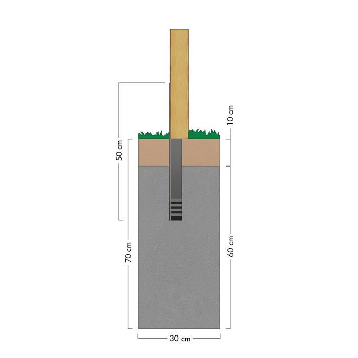 Juego WICKEY SolidLock – Anclajes de esquina galvanizados + tela antihierbas – con garantía Wickey de 10 años* – paquete de 12