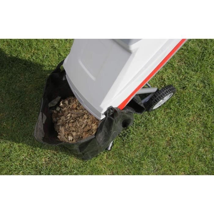 Trituratore da giardino - IKRA - IMH 2500 (81003000-AZ) - 2500W - Capacità di taglio 45mm - Sacco da 45L