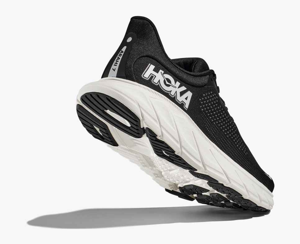 HOKA Arahi 7 Zwart/Wit