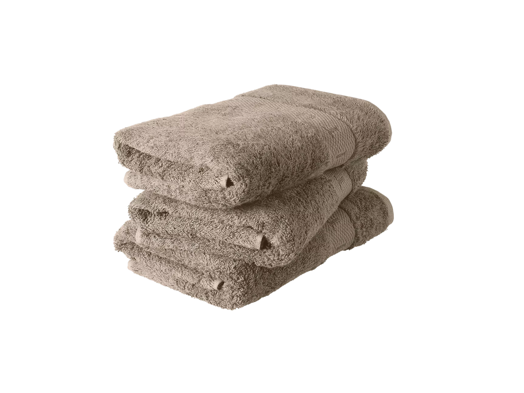 Serviette de toilette en coton ultra doux 50 x 100 cm, couleur sable