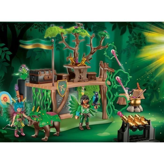 PLAYMOBIL - 70805 - AYUMA - Camp d'entraînement des fées avec 2 figurines et animaux