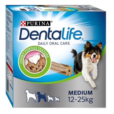 PURINA Dentalife Καθημερινά Σνακ Οδοντιατρικής Φροντίδας για Σκύλους Μεσαίου Μεγέθους (12-25kg)