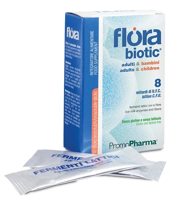 PROMOPHARMA PromoPharma Flora 8 10 sachês de fermentação láctica para adultos e crianças