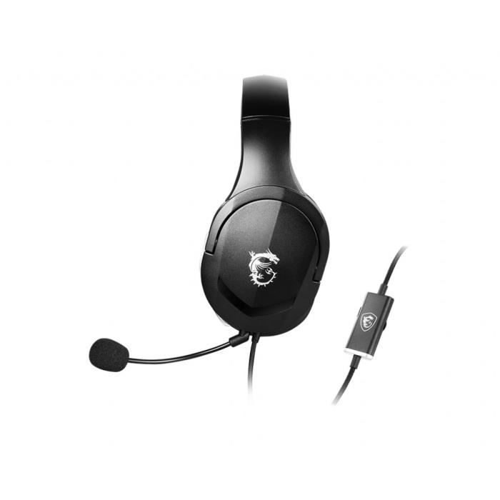 Cuffie da gaming MSI GH20 di MICRO STAR INTERNATIONAL - Nere, stereo, unidirezionali