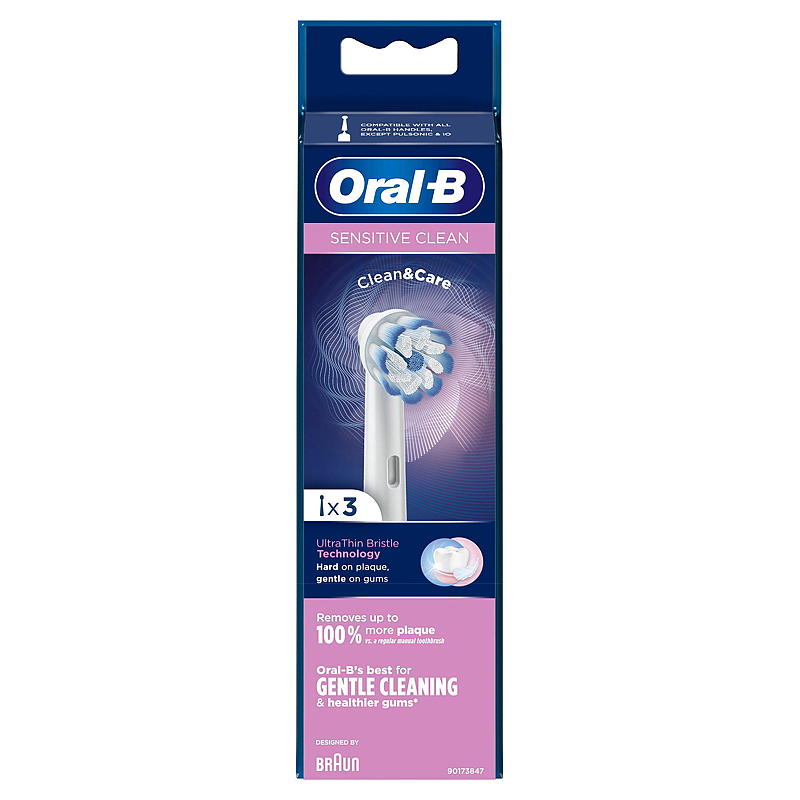 Cabezales de cepillo Oral-B Oral-B, 3 unidades, limpieza y cuidado para pieles sensibles