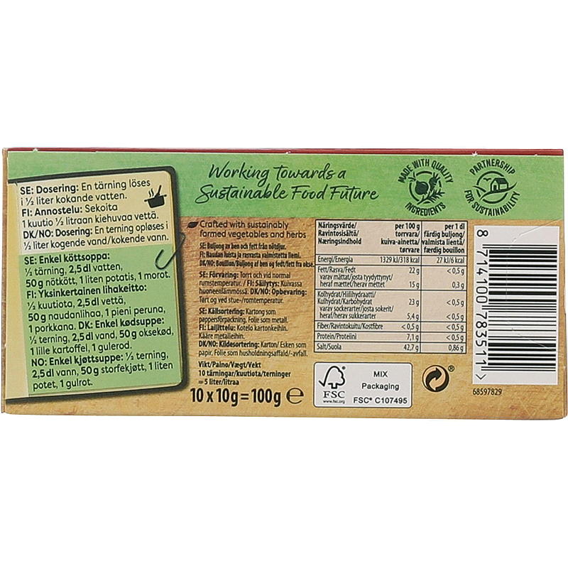 Knorr Köttbuljong 10 st. Knorr