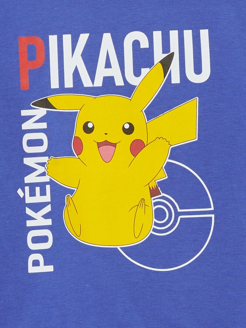 Koszulka z krótkim rękawem Pokemon – niebieska