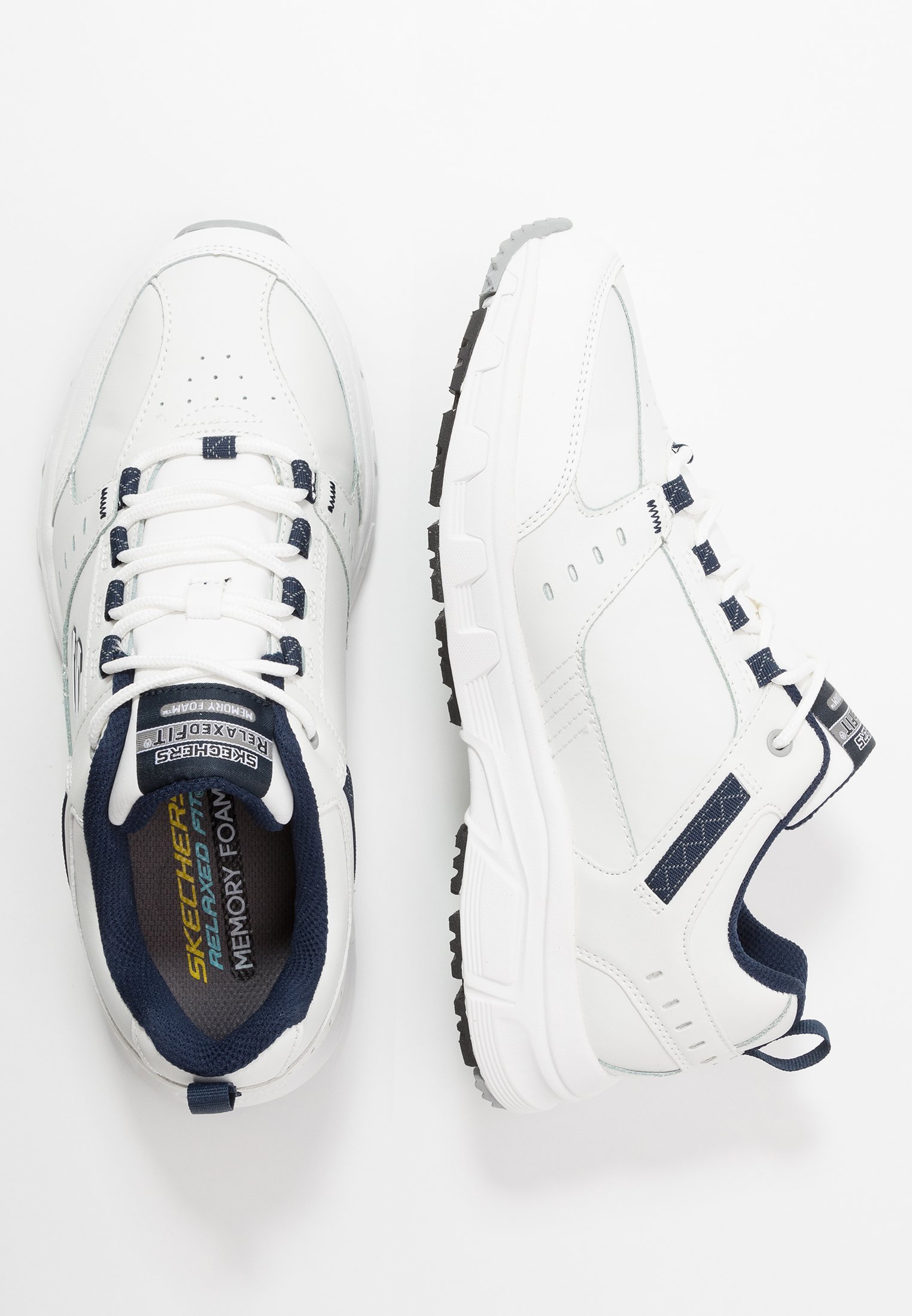 Skechers OAK CANYON - Baskets - blanc/marine