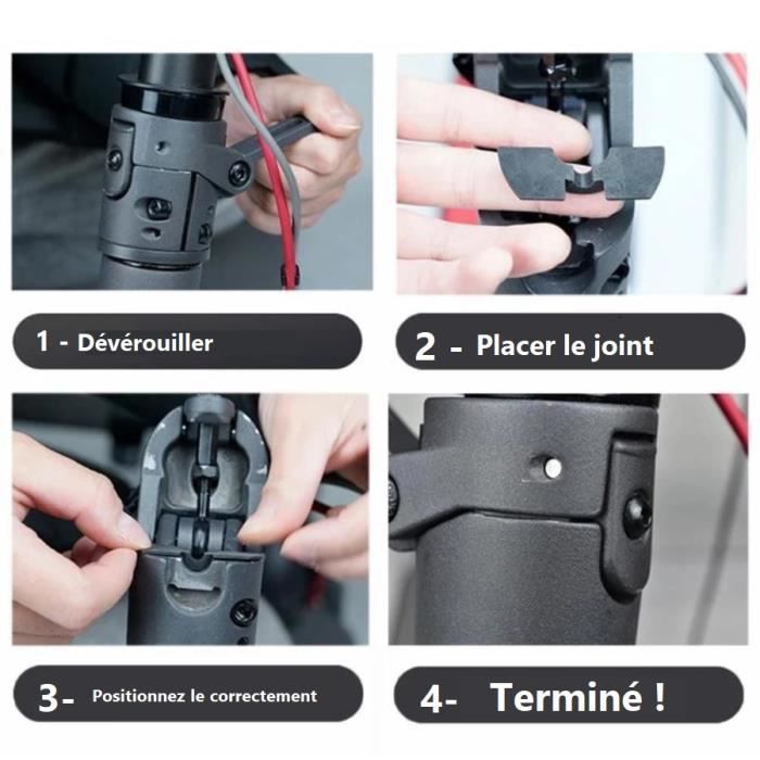 Set completo di viti per la forcella dei monopattini elettrici XIAOMI, SOLO per questi modelli, con 1 set di basi per stelo in gomma/silicone.
