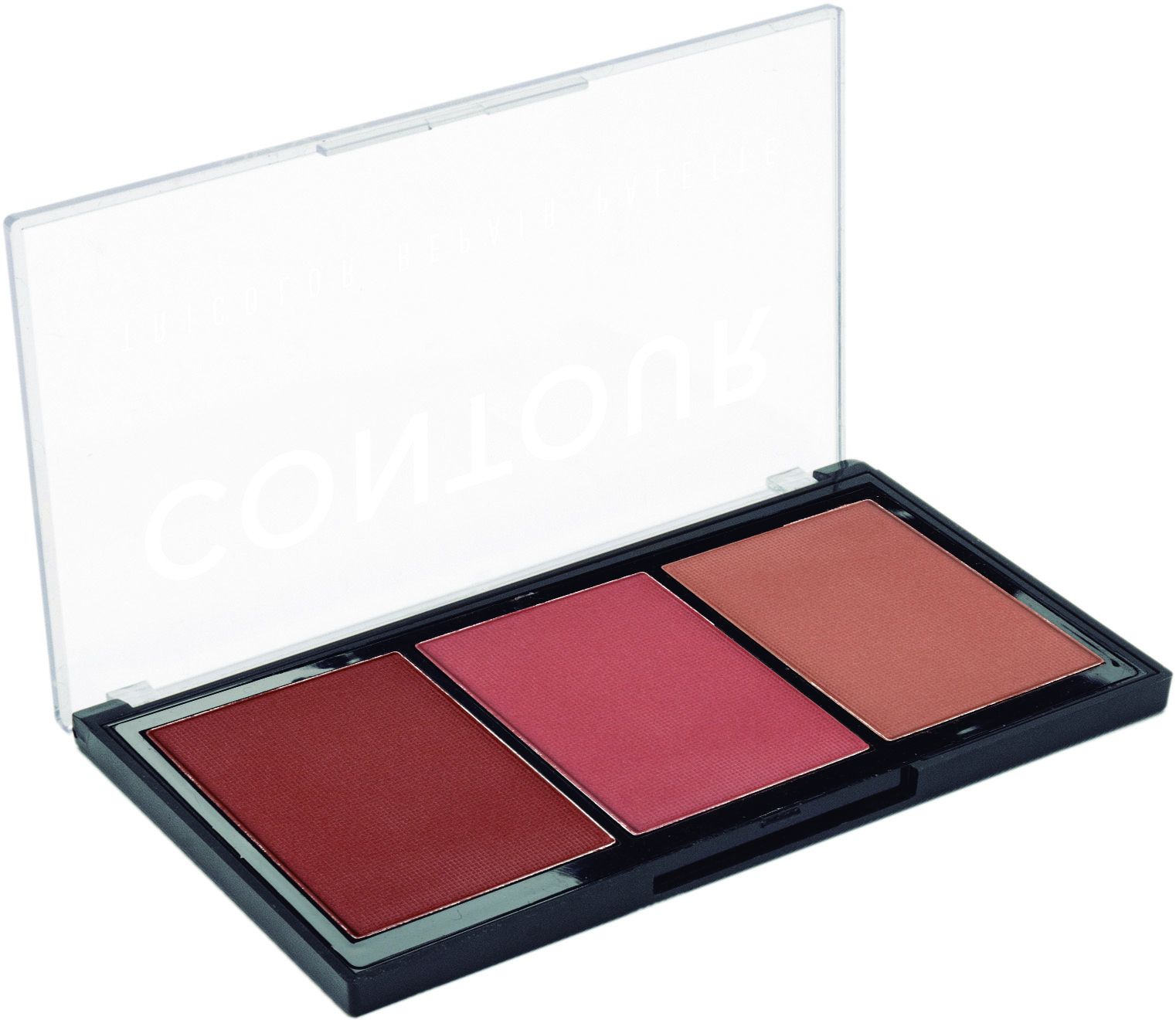 Paleta na opravu kontúr Contour Tricolor Palety na očné tiene a make-up