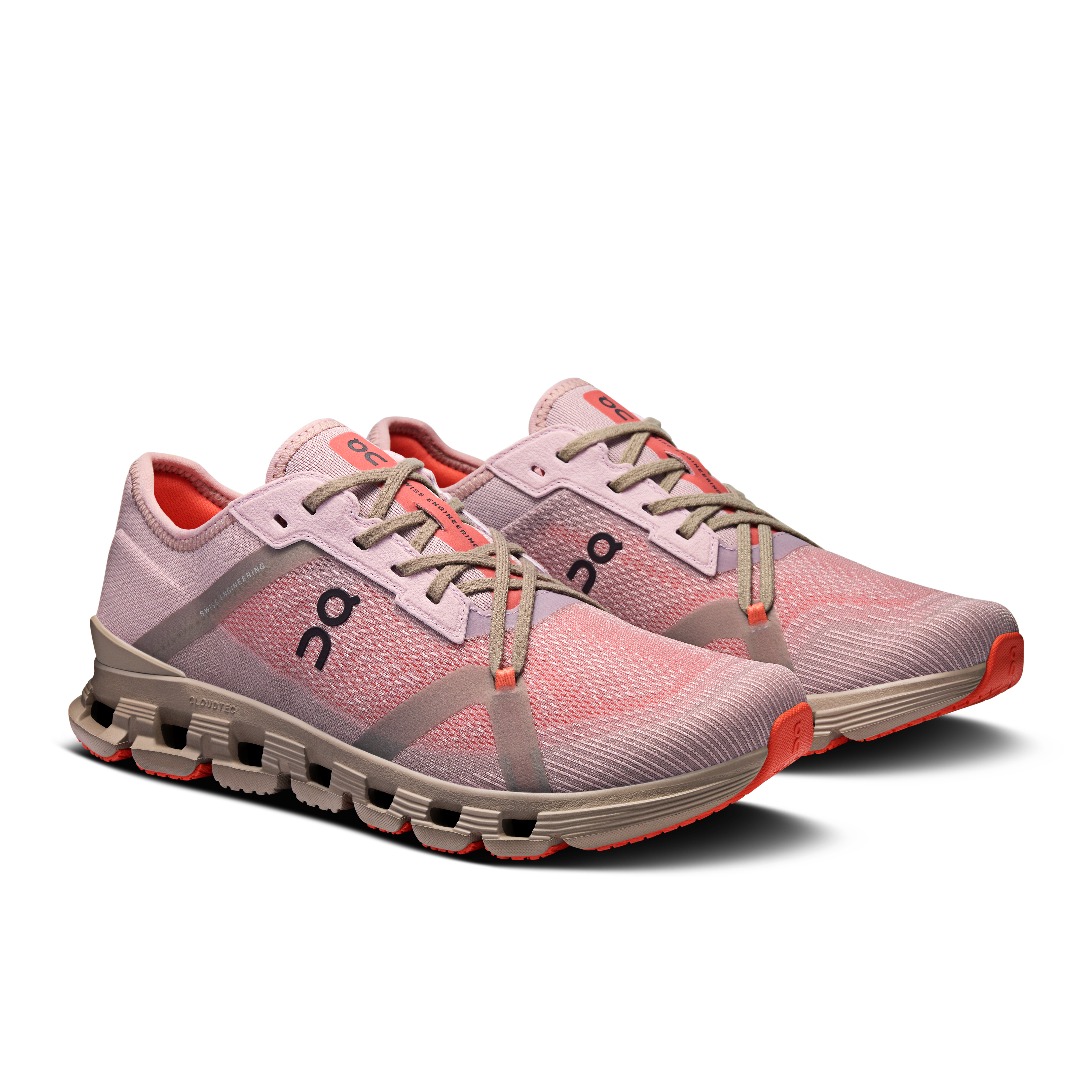 On Cloud X 4 AD Damenschuh, Mauve | Lachs