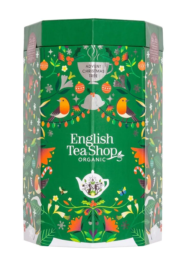 English Tea Shop Advent Calendar Treee, herbata bio 25 saszetek
