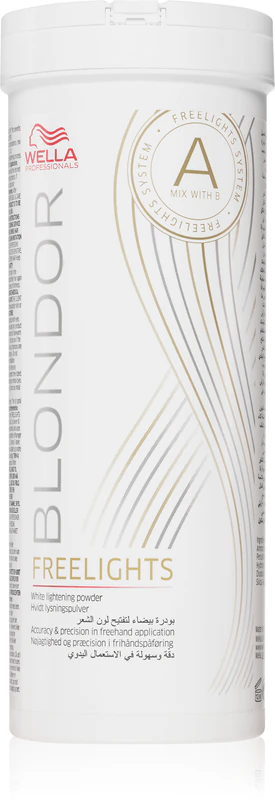 Rozjasňujúci a zvýrazňujúci púder Wella Professionals Blondor Freelights