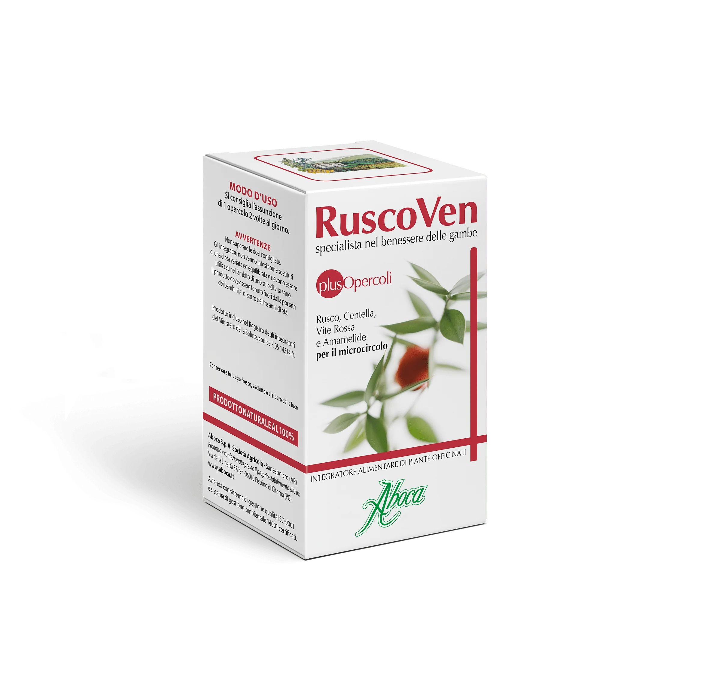 ABOCA Ruscoven Plus 50 capsules Complément alimentaire pour favoriser la microcirculation