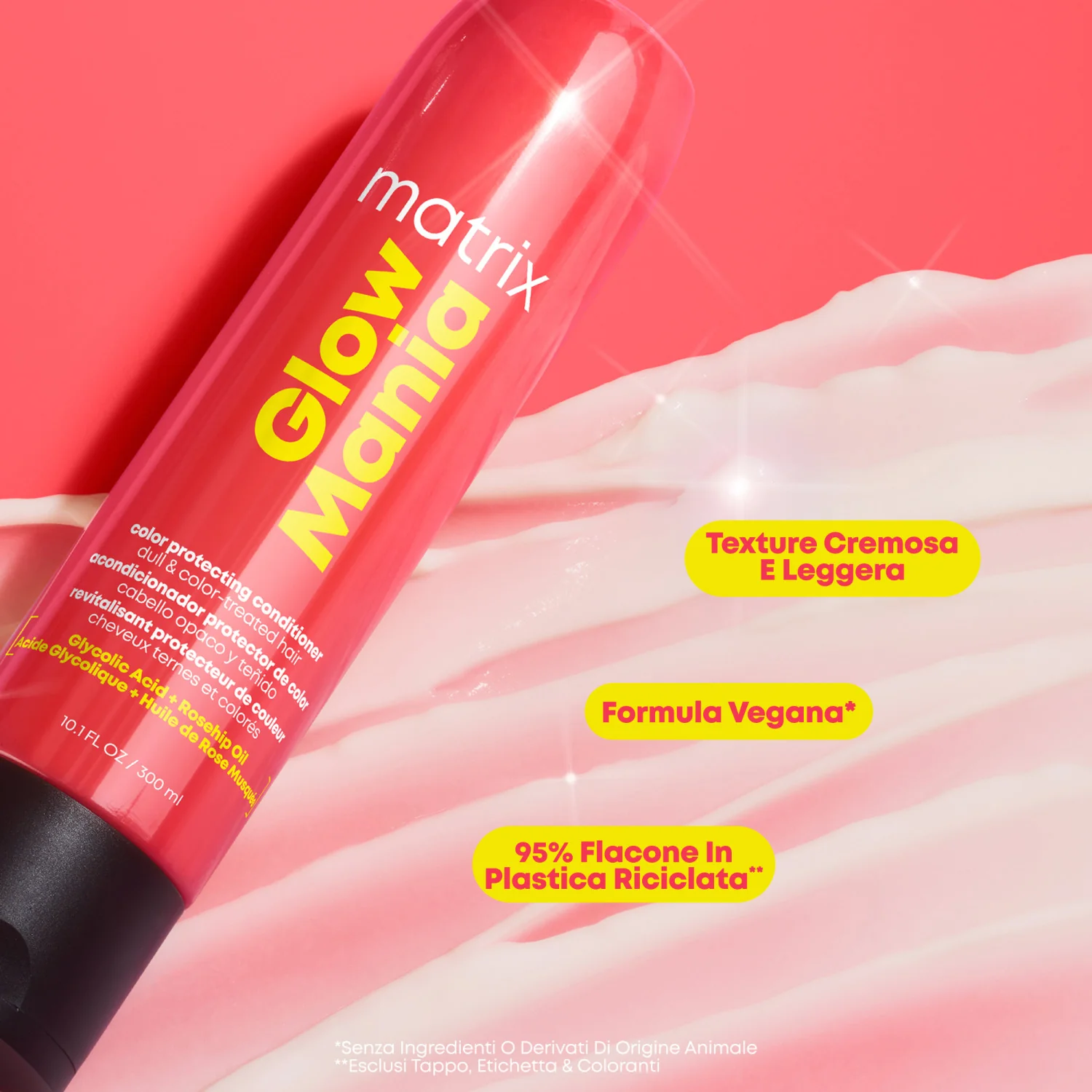 Glow Mania Color Protecting Conditioner - Balsamo Protezione Colore Capelli, Balsamo Illuminante Capelli