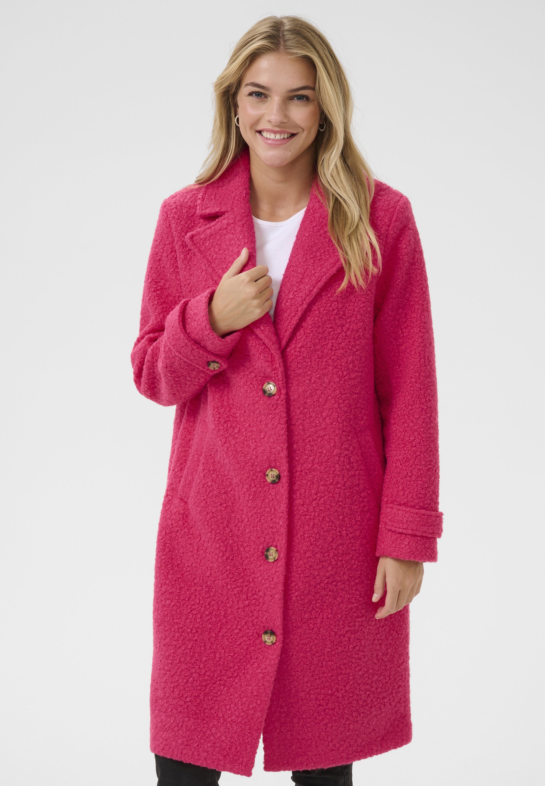 Kaffe KAANNE - Manteau classique - framboise
