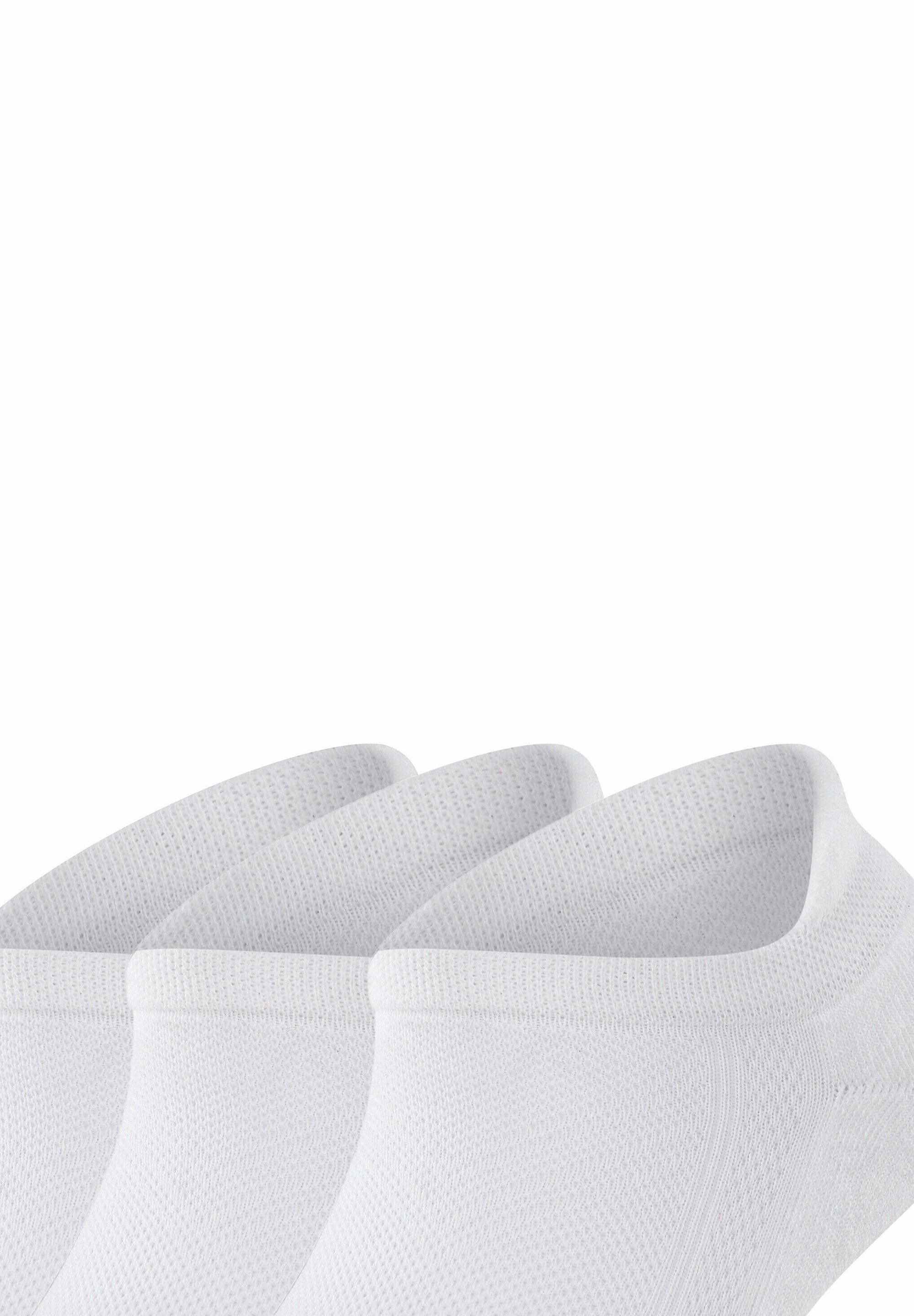 FALKE COOL KICK 3-PACK UNISEX SOKKEN MET LICHTE DEMPING - wit