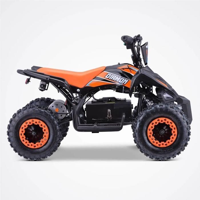 Quad eléctrico de bolsillo FLIPY de 800 W / Mini quad eléctrico para niños / Naranja