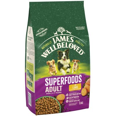James Wellbeloved Adult Superfoods – jagnięcina z ziemniakami i chia