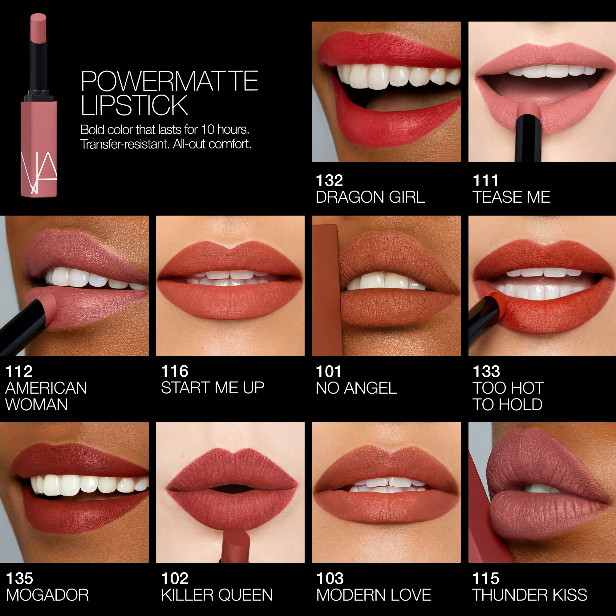 Labbra POWERMATTE LIPSTICK - Rossetto mat, Rossetto