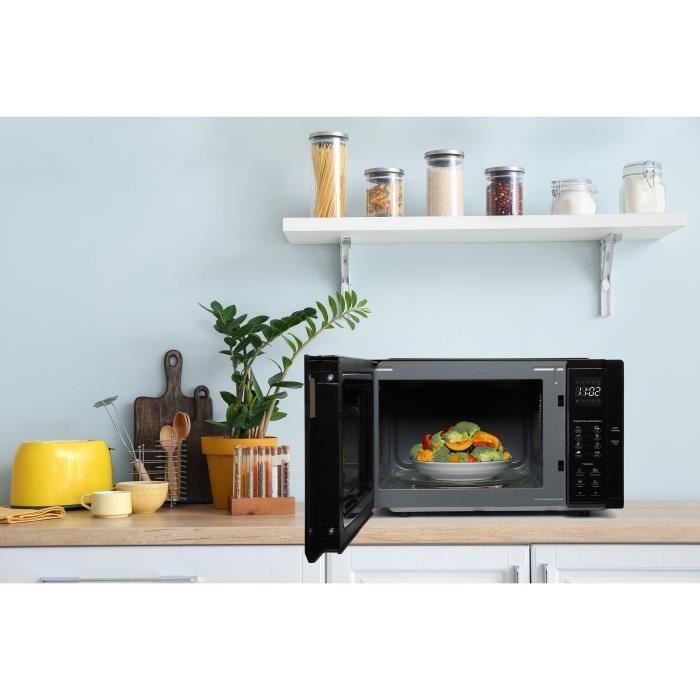 Microwave - CONTINENTAL EDISON - CEMO23B - Black - 1280 W - W48 x H29.3 x D33.7 cm - 23 L