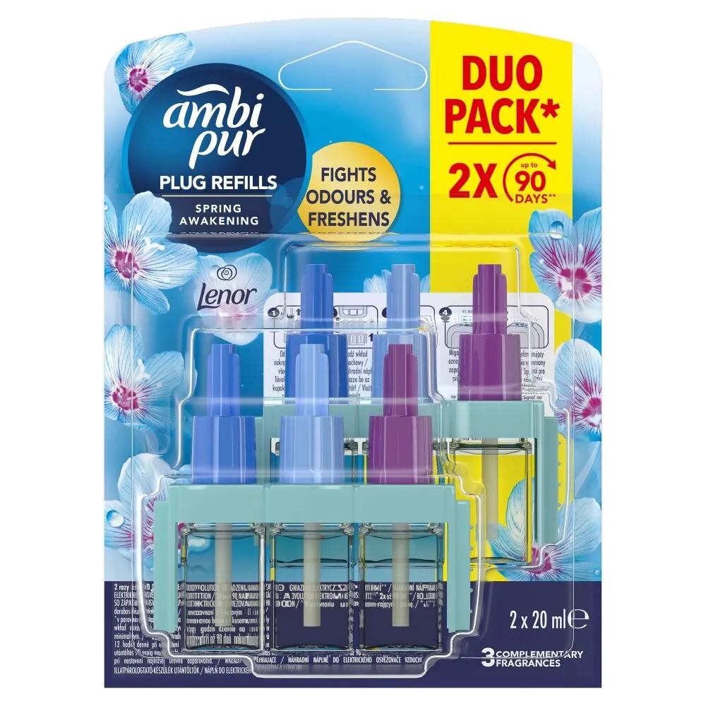 Ambi Pur Odświeżacz 3Vol Spring Duo Wkład 2 X