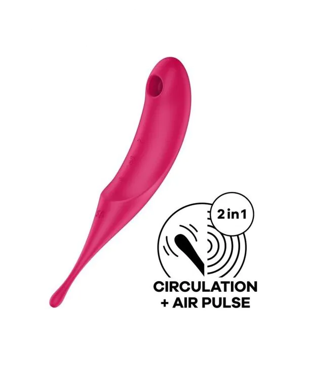 Satisfyer Masażer Twirling Pro Red